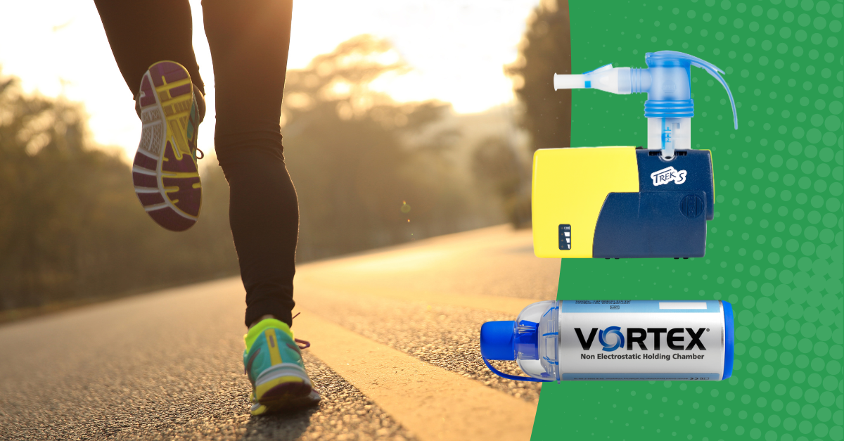 PARI Trek S Portable Nebulizer & PARI Vortex Non-Electrostatic Holding Chamber
