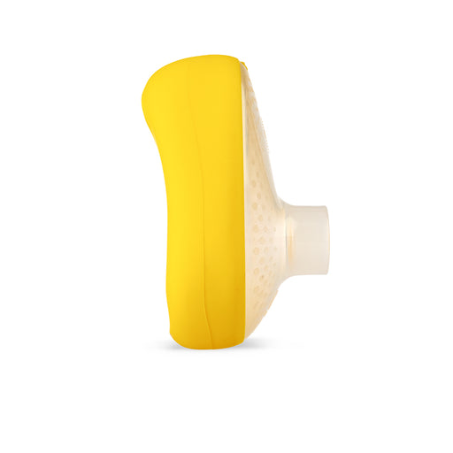 Side view of Medium PARI VORTEX Holding Chamber Mask