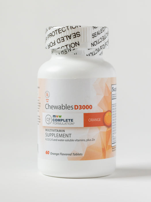 MVW Complete Formulation® D3000 Chewables: Orange – Step 1 Increase