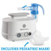 PARI PRONEB Max with LC Sprint nebulizer and PARI Bubbles pediatric mask