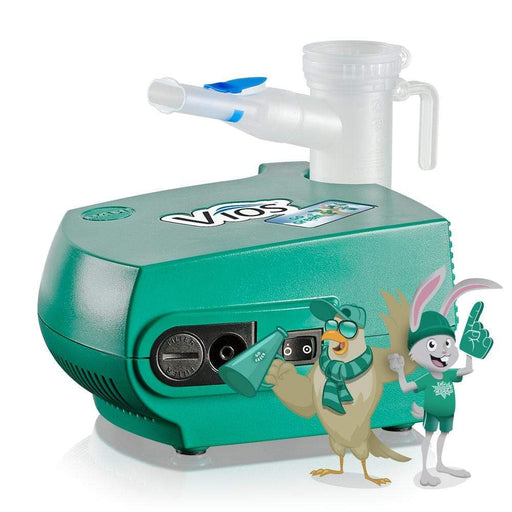 PARI Vios 'Go Green!' Pediatric Nebulizer System with LC Plus & Bubbles Mask