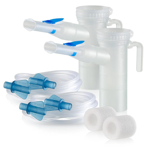 Replacement Supply Kit: One Year of Nebulizer Supplies PARI Vios or Vios 'Go Green' / PARI LC Plus with WingTip Tubing / I do not need a mask. 1x041F4851P2-2x022F81