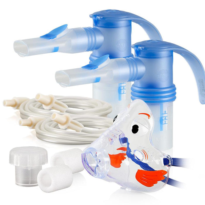 Replacement Supply Kit: One Year of Nebulizer Supplies PARI Vios PRO / PARI LC Sprint for the Vios PRO / Add 1x PARI Bubbles Pediatric Mask. 1x085F0012P2-2x023F35-VP-1x044F7248