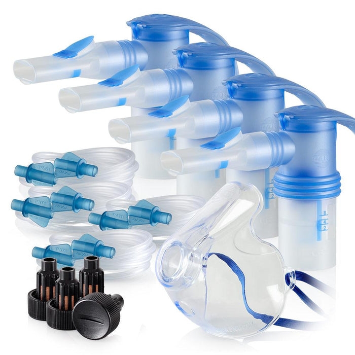 Replacement Supply Kit: Two Years of Nebulizer Supplies PARI ProNeb / PARI LC Sprint with WingTip Tubing / Add 1x PARI LC Plus Adult Mask. 2x041F64P2-4x023F35-1x044F7252