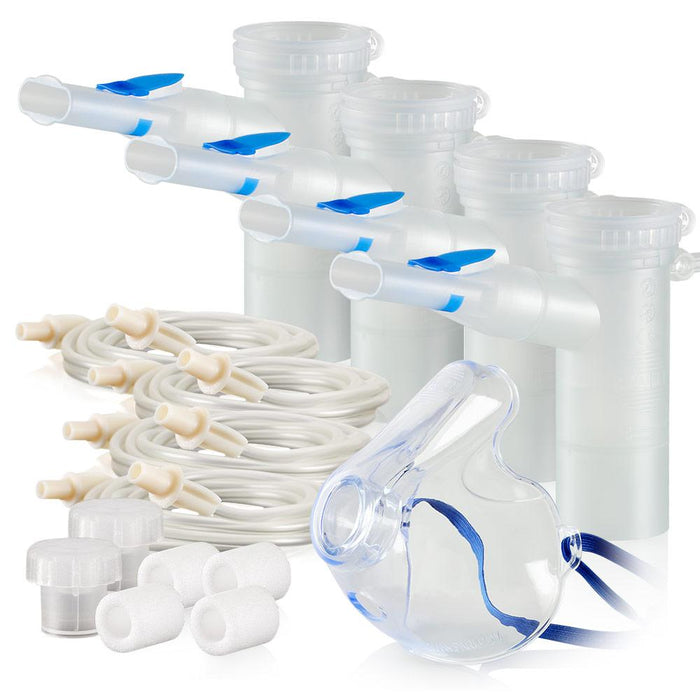 Replacement Supply Kit: Two Years of Nebulizer Supplies PARI Vios PRO / PARI LC Plus for the Vios PRO / Add 1x PARI LC Plus Adult Mask. 2x085F0012P2-4x022F81-VP-1x044F7252