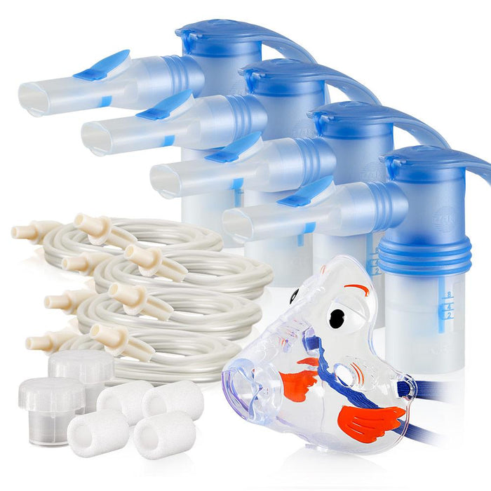 Replacement Supply Kit: Two Years of Nebulizer Supplies PARI Vios PRO / PARI LC Sprint for the Vios PRO / Add 1x PARI Bubbles Pediatric Mask. 2x085F0012P2-4x023F35-VP-1x044F7248